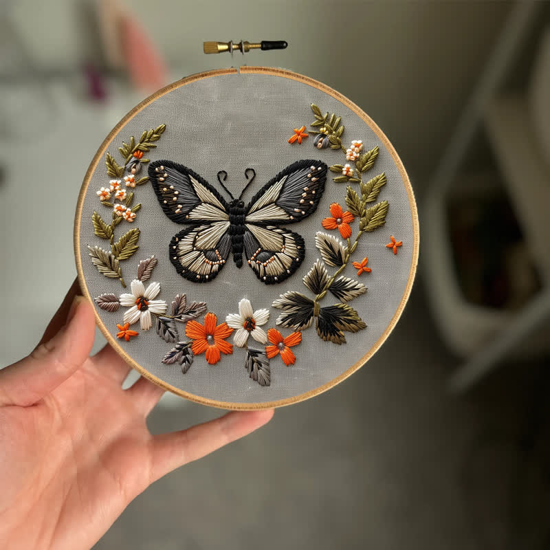 Rubbyoo Embroidery Kit - Aesthetic Butterfly - image 2