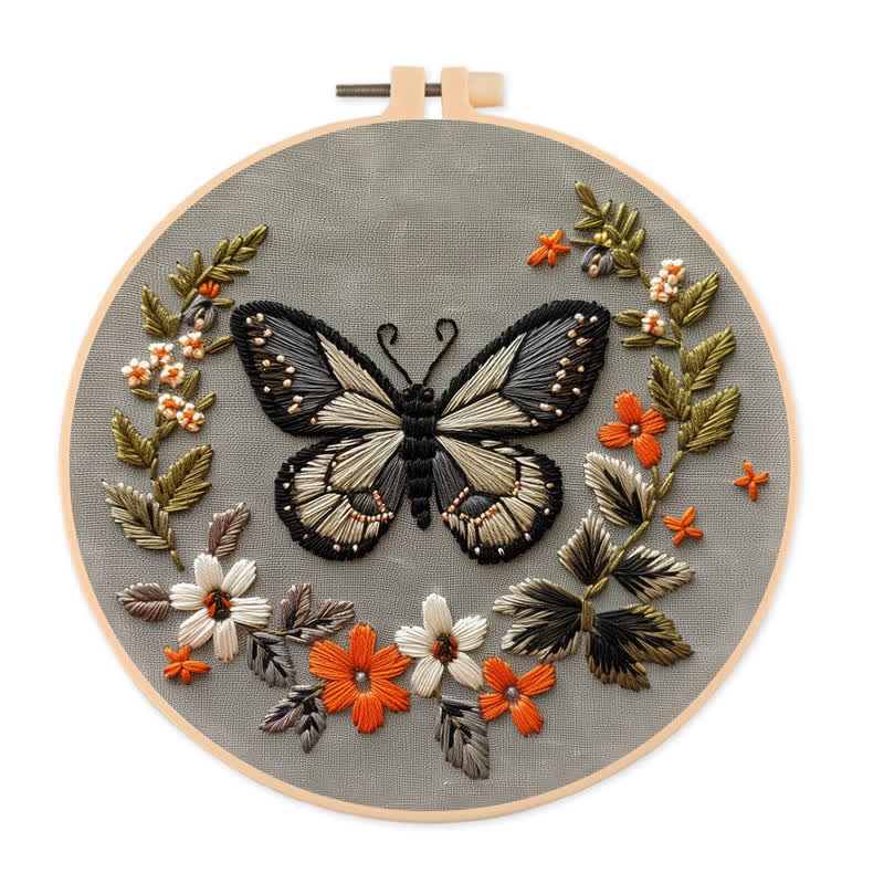 Rubbyoo Embroidery Kit - Aesthetic Butterfly - image 1
