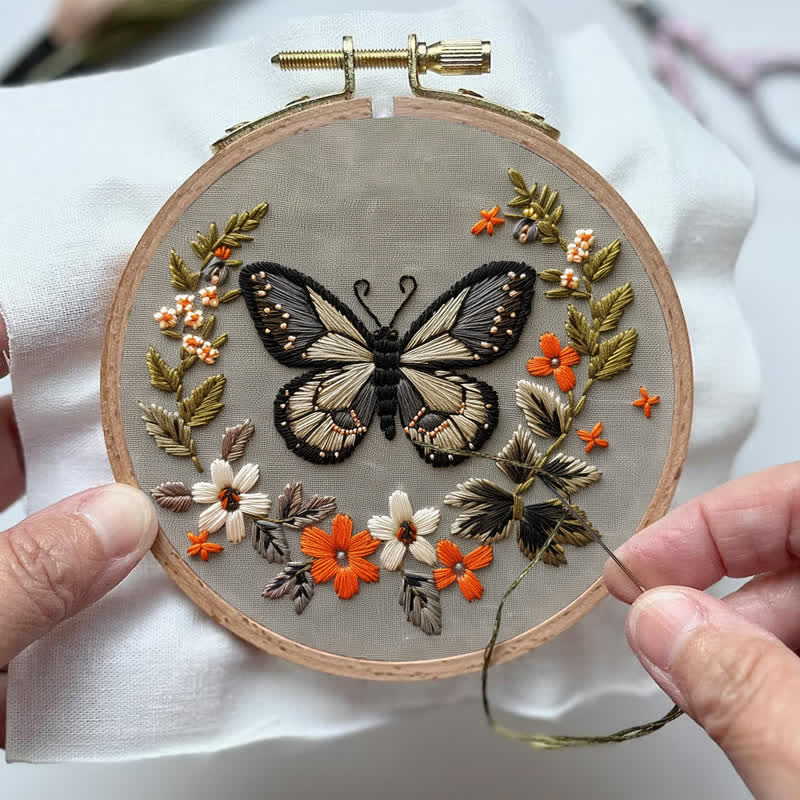 Rubbyoo Embroidery Kit - Aesthetic Butterfly - image 5