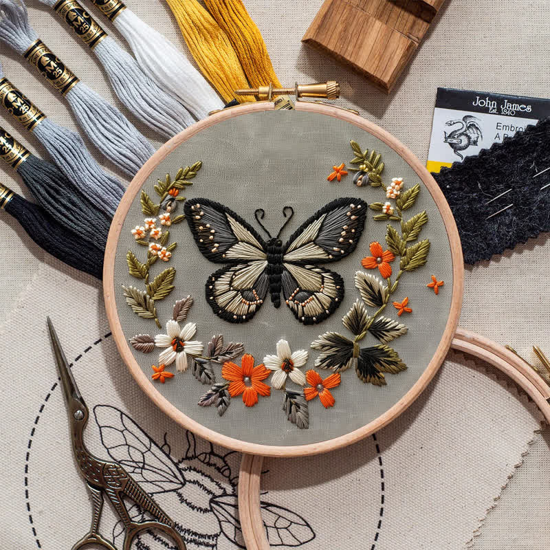 Rubbyoo Embroidery Kit - Aesthetic Butterfly - image 10