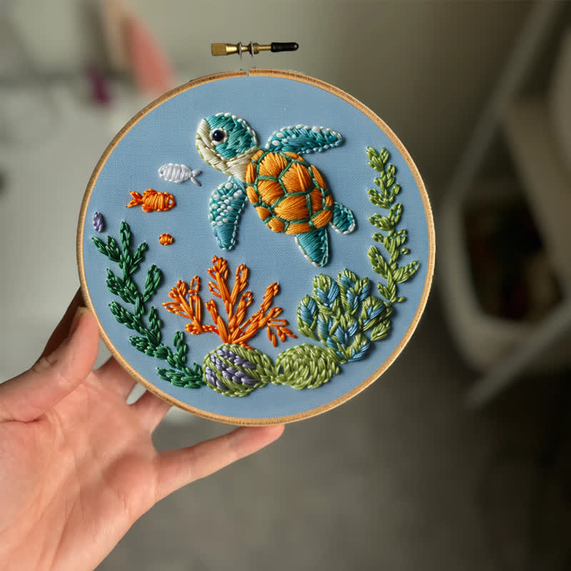 Rubbyoo Embroidery Kit - Sea Turtle - image 2