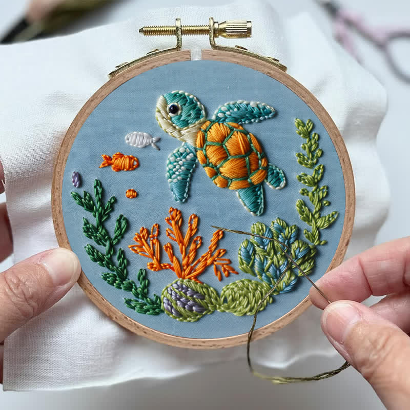 Rubbyoo Embroidery Kit - Sea Turtle - image 4