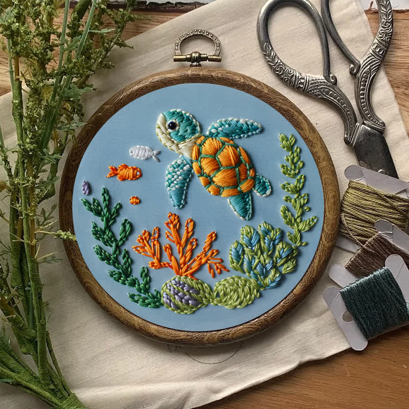 Rubbyoo Embroidery Kit - Sea Turtle - image 9