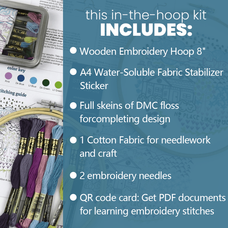 Rubbyoo Embroidery Kit - Floral Cow  - image 2