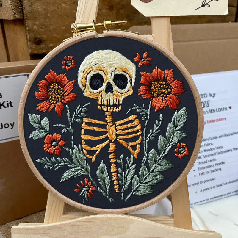 Rubbyoo Embroidery Kit - Skull - image 7