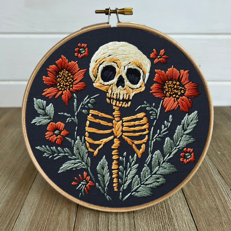 Rubbyoo Embroidery Kit - Skull - image 5