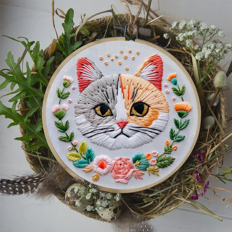 Rubbyoo Embroidery Kit - Indifferent Cat - image 9