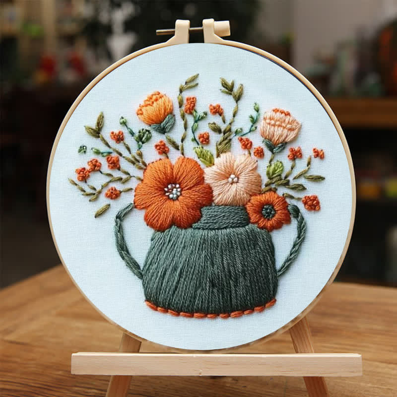 Rubbyoo Embroidery Kit - Tea Leaves - image 3