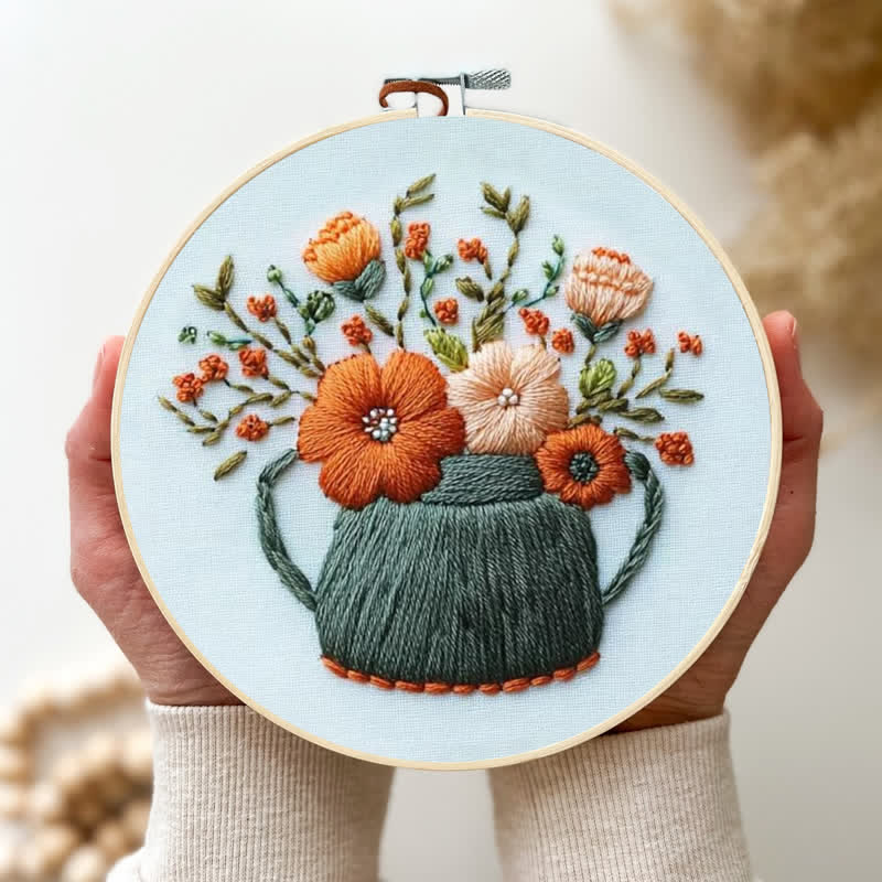 Rubbyoo Embroidery Kit - Tea Leaves - image 2