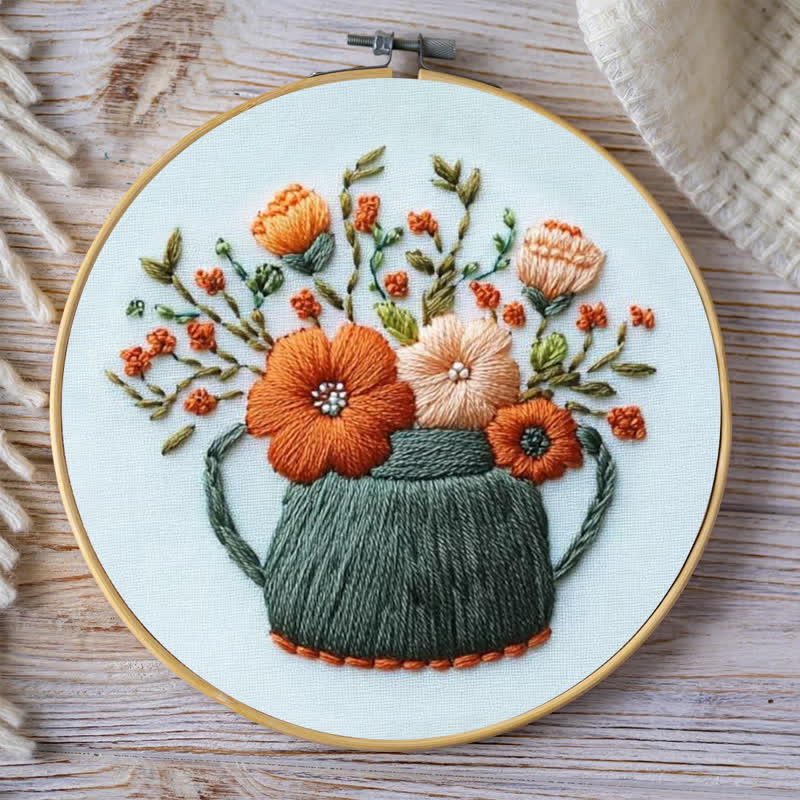 Rubbyoo Embroidery Kit - Tea Leaves - image 8