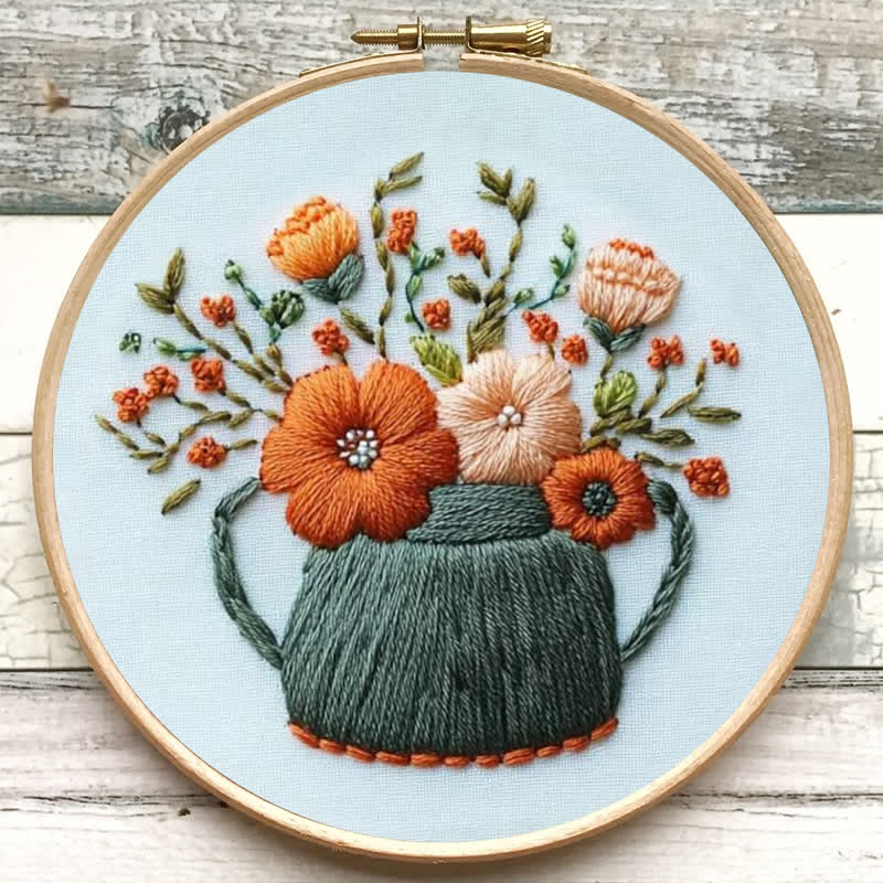 Rubbyoo Embroidery Kit - Tea Leaves - image 6