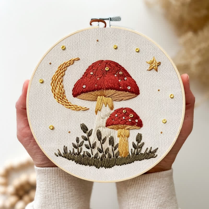 Rubbyoo Embroidery Kit - Woodland Mushroom - image 3