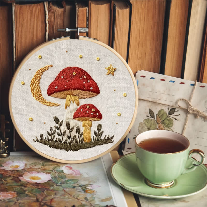 Rubbyoo Embroidery Kit - Woodland Mushroom - image 7