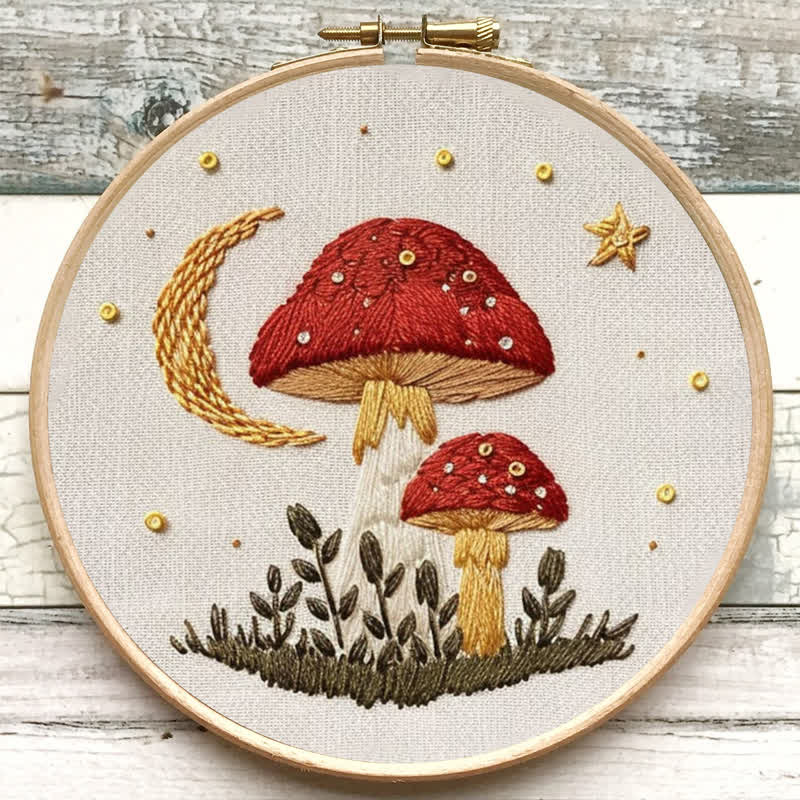 Rubbyoo Embroidery Kit - Woodland Mushroom - image 6