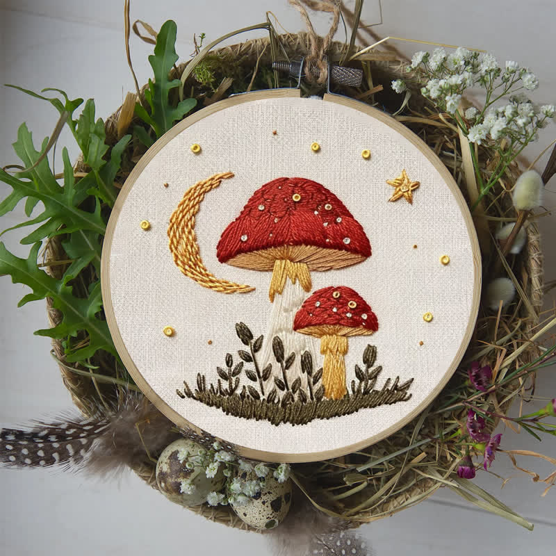 Rubbyoo Embroidery Kit - Woodland Mushroom - image 10
