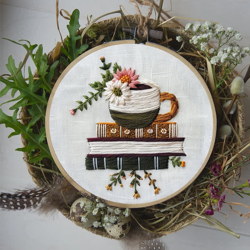 Rubbyoo Embroidery Kit - Books and Flowers - image 8