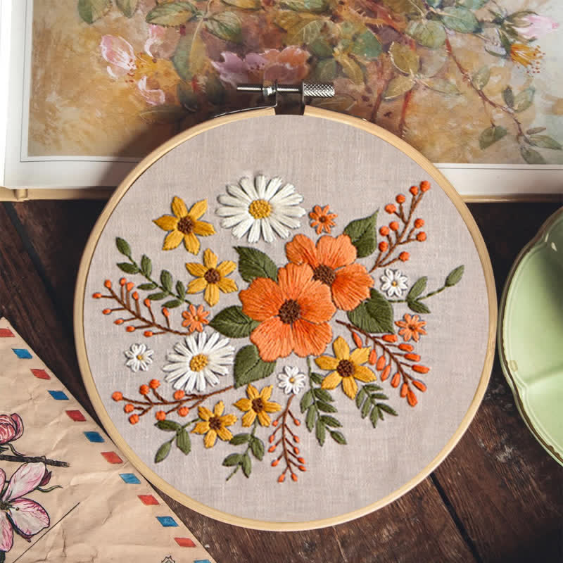 Rubbyoo Embroidery Kit - Spring Flowers - image 8