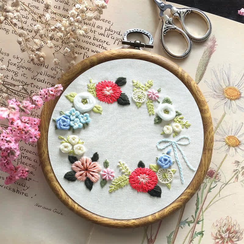 Rubbyoo Embroidery Kit - Retro Floral - image 9