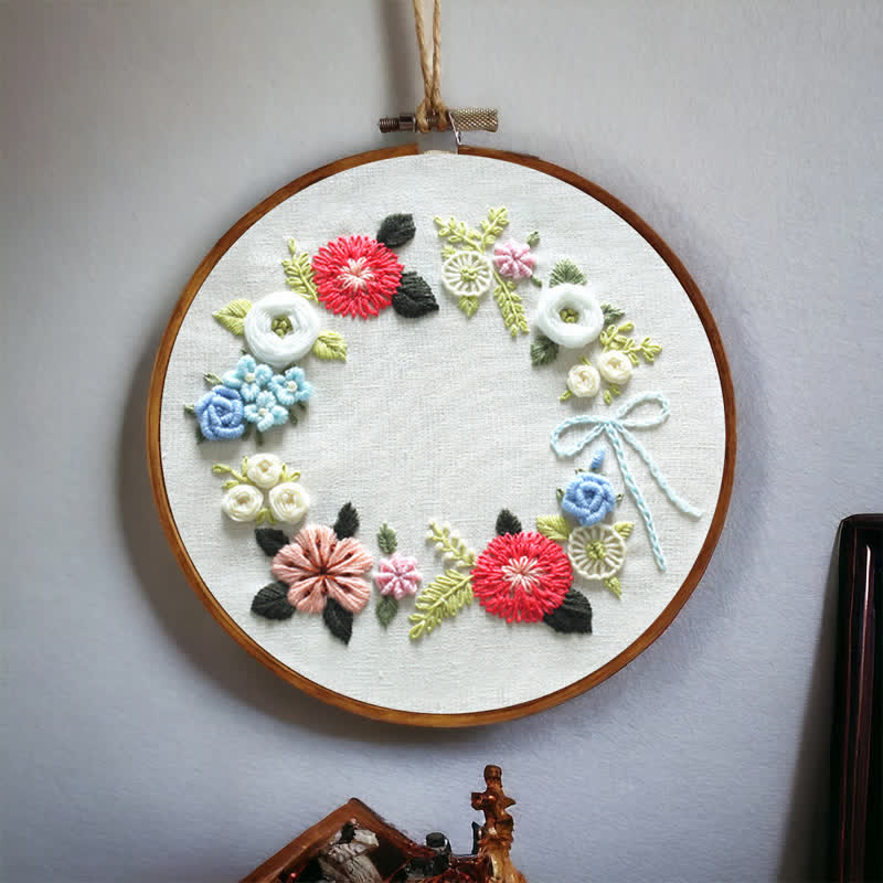 Rubbyoo Embroidery Kit - Retro Floral - image 5