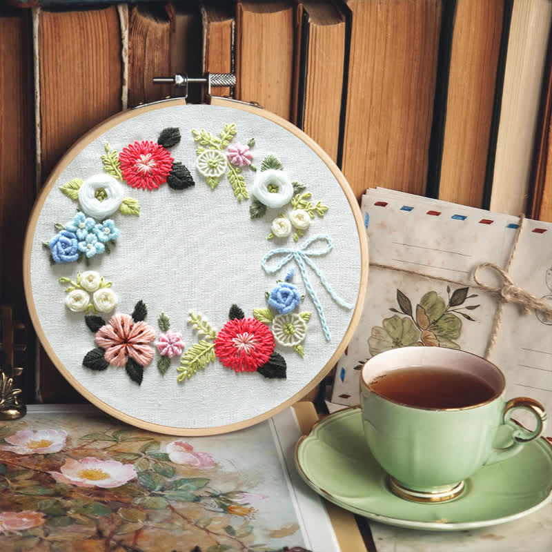 Rubbyoo Embroidery Kit - Retro Floral - image 7