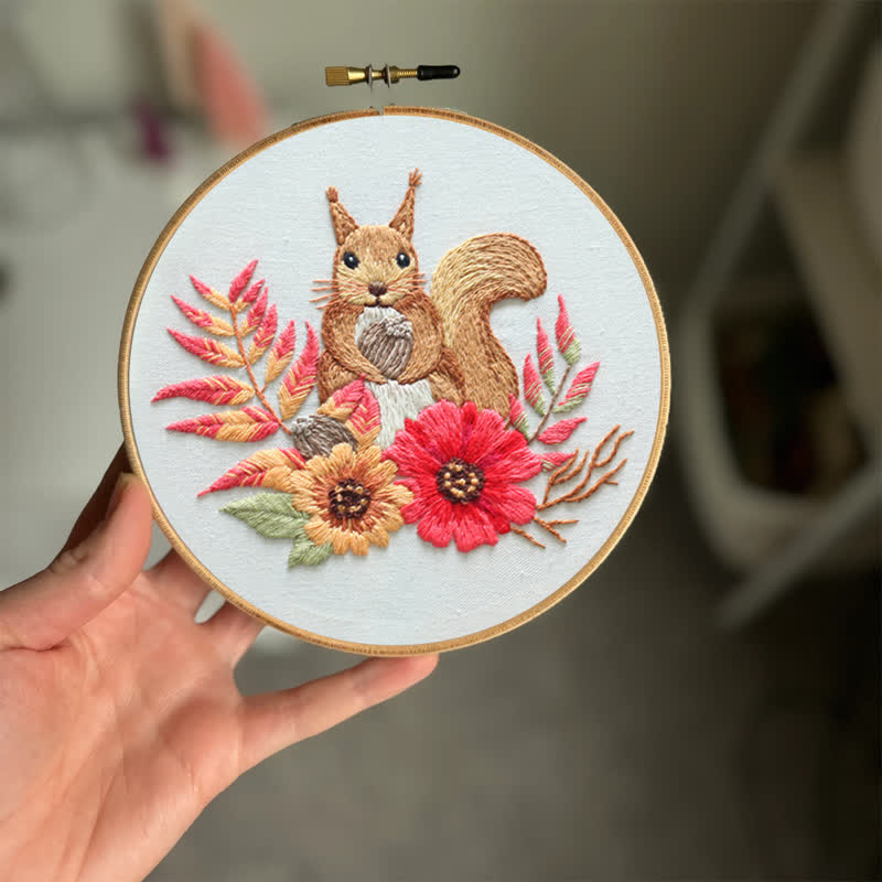 Rubbyoo Embroidery Kit - Squirrel - image 2