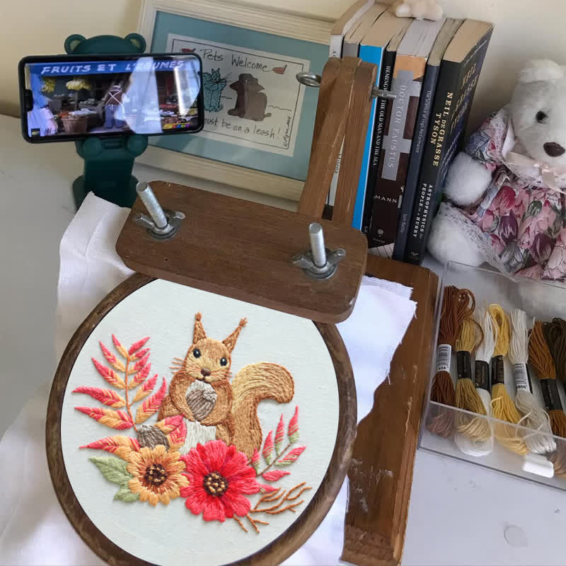 Rubbyoo Embroidery Kit - Squirrel - image 4