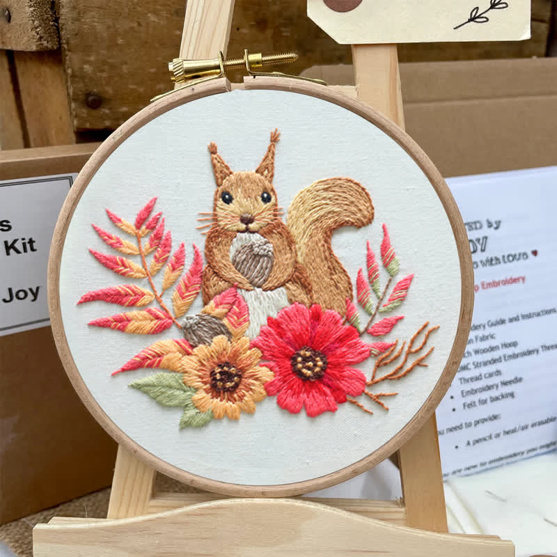 Rubbyoo Embroidery Kit - Squirrel - image 5