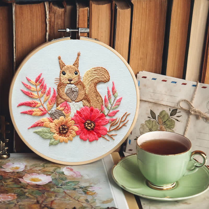 Rubbyoo Embroidery Kit - Squirrel - image 7