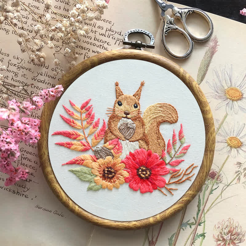 Rubbyoo Embroidery Kit - Squirrel - image 9