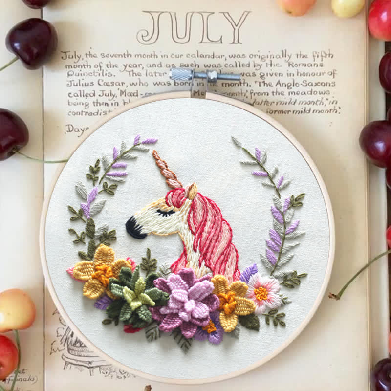 Rubbyoo Embroidery Kit - Unicorn - image 3