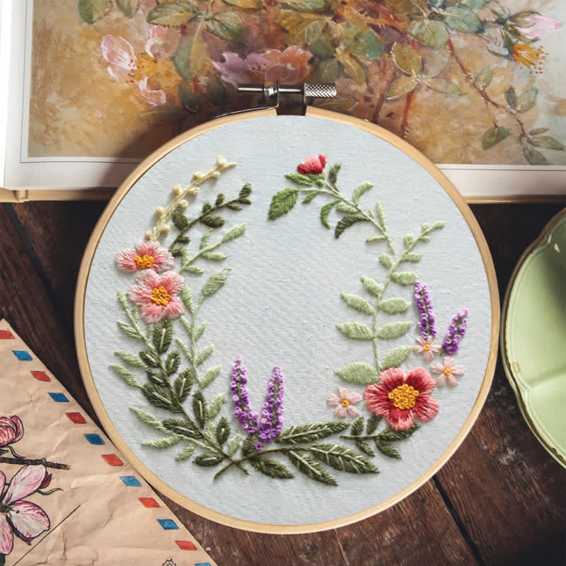 Rubbyoo Embroidery Kit - Wildflowers Indian Summer - image 8