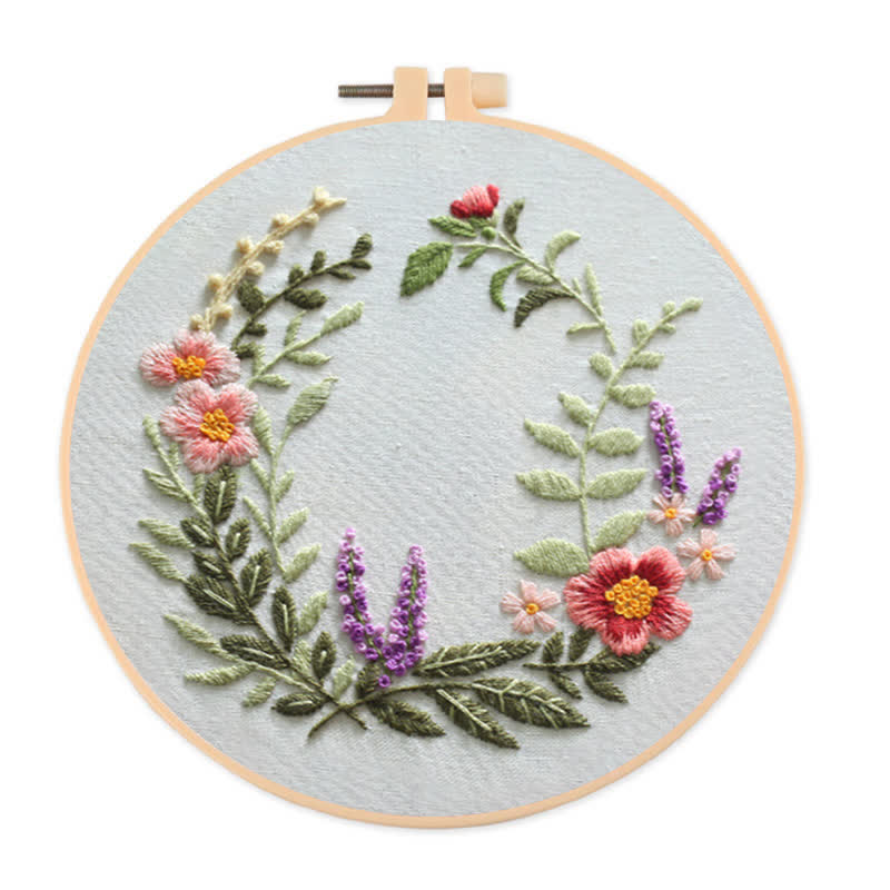 Rubbyoo Embroidery Kit - Wildflowers Indian Summer - image 1