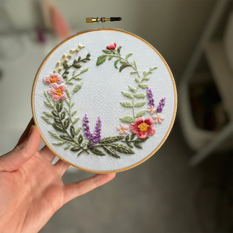 Rubbyoo Embroidery Kit - Wildflowers Indian Summer - image 2