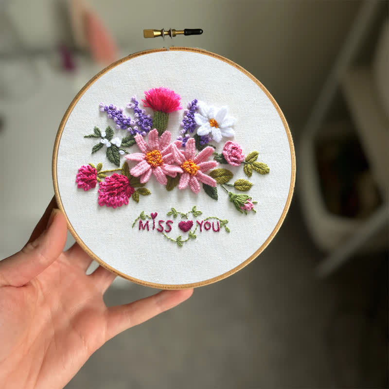 Rubbyoo Embroidery Kit - Miss You - image 2