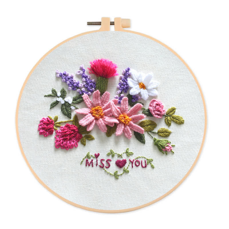 Rubbyoo Embroidery Kit - Miss You - image 1