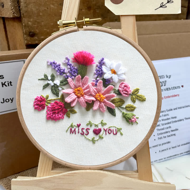 Rubbyoo Embroidery Kit - Miss You - image 7