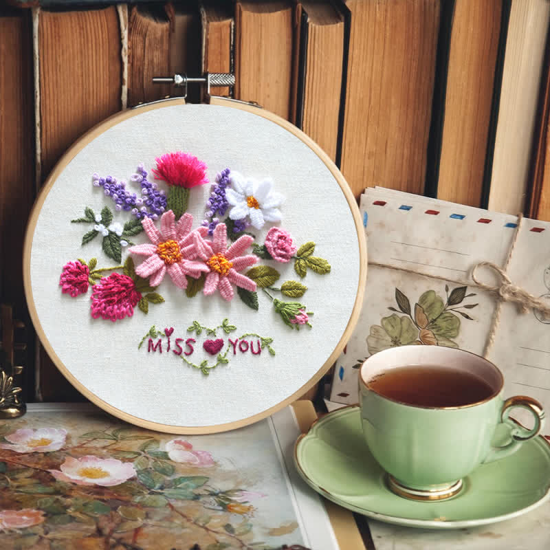 Rubbyoo Embroidery Kit - Miss You - image 6