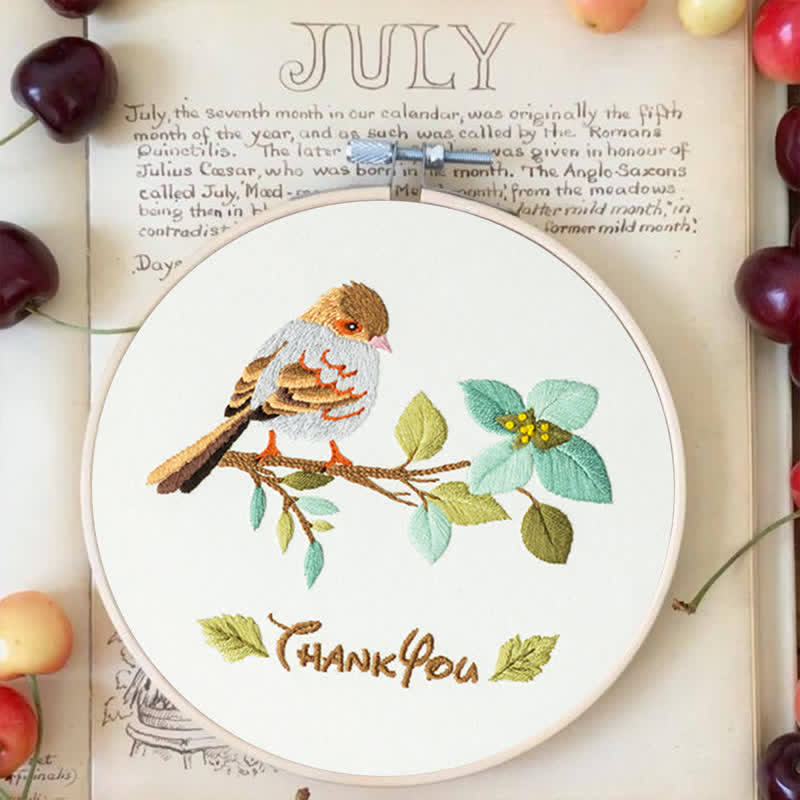 Rubbyoo Embroidery Kit - Thank You - image 3