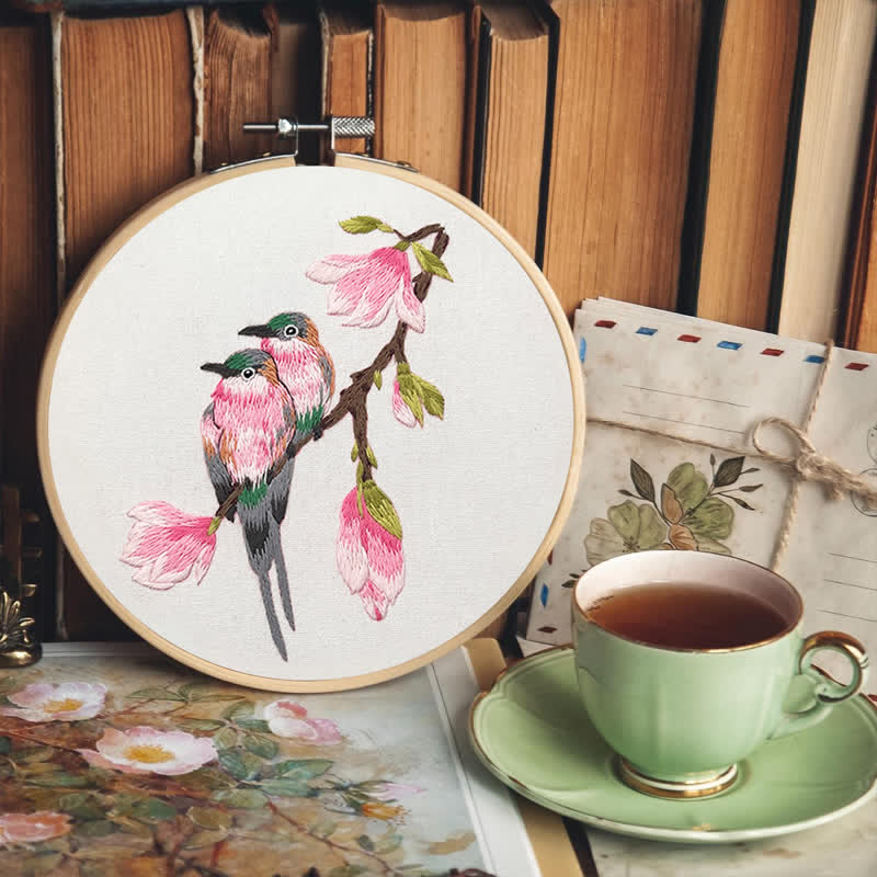 Rubbyoo Embroidery Kit - Birds On Branch - image 6