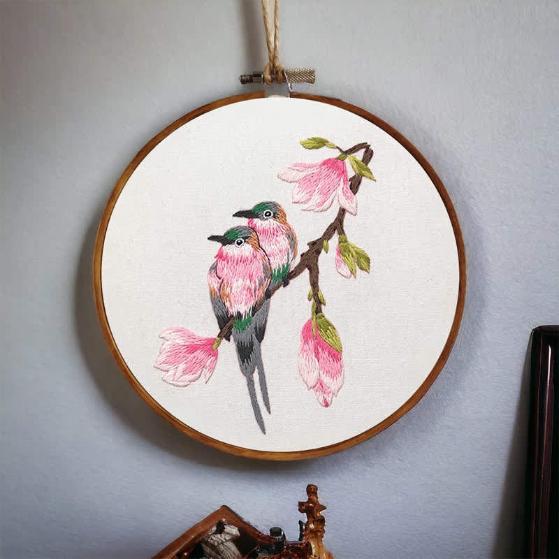 Rubbyoo Embroidery Kit - Birds On Branch - image 5