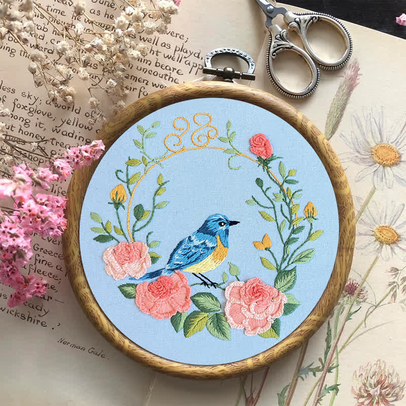 Rubbyoo Embroidery Kit -Exotic Bird-Flowers - image 8