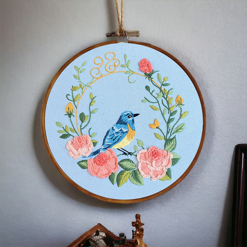 Rubbyoo Embroidery Kit -Exotic Bird-Flowers - image 4