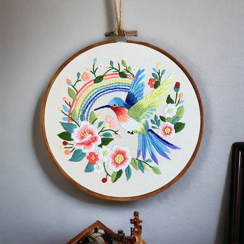 Rubbyoo Embroidery Kit - Exotic Blue Bird - image 4