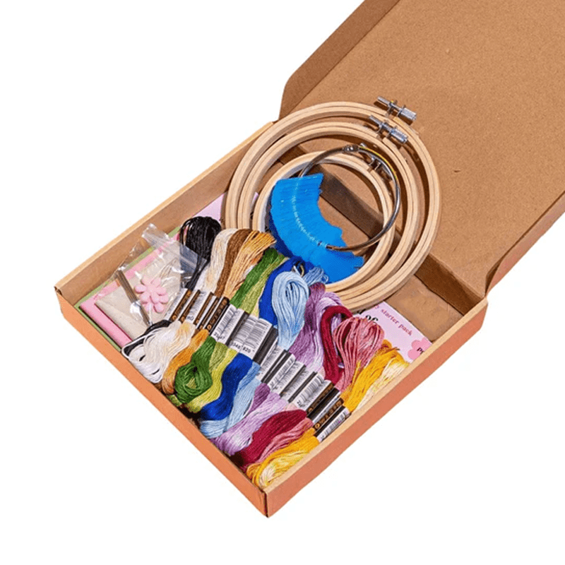 Rubbyoo Embroidery Starter Kit - Embroidery Supplies Bundle