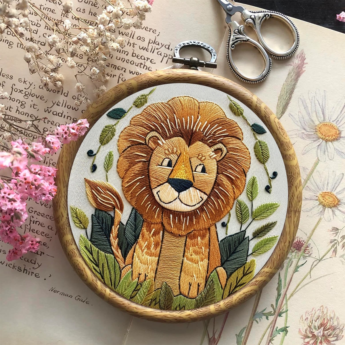 Rubbyoo Embroidery Kit -Big Smile Lion - image 7