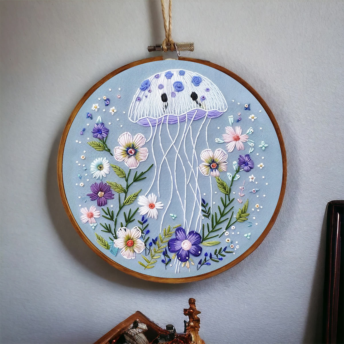 Rubbyoo Embroidery Kit -Blue Jellyfish - image 4