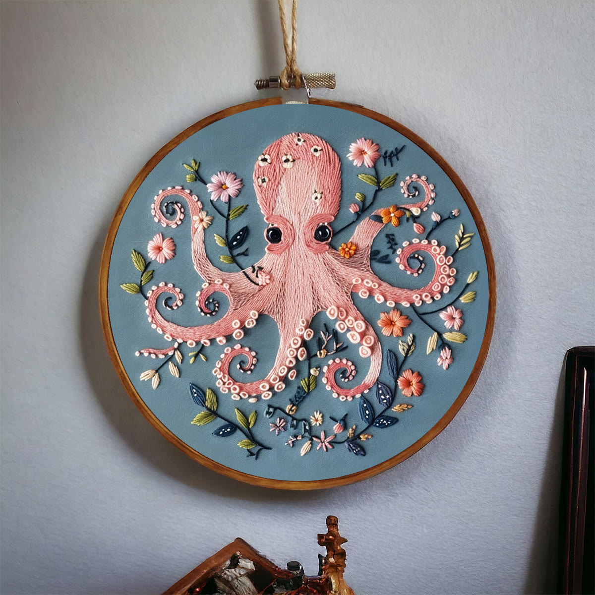 Rubbyoo Embroidery Kit -Pink Octopus - image 4
