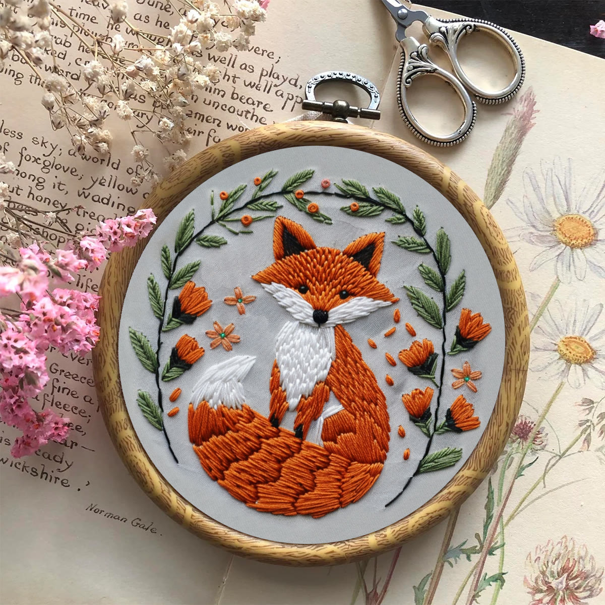 Rubbyoo Embroidery Kit - Big Tail Fox - image 8