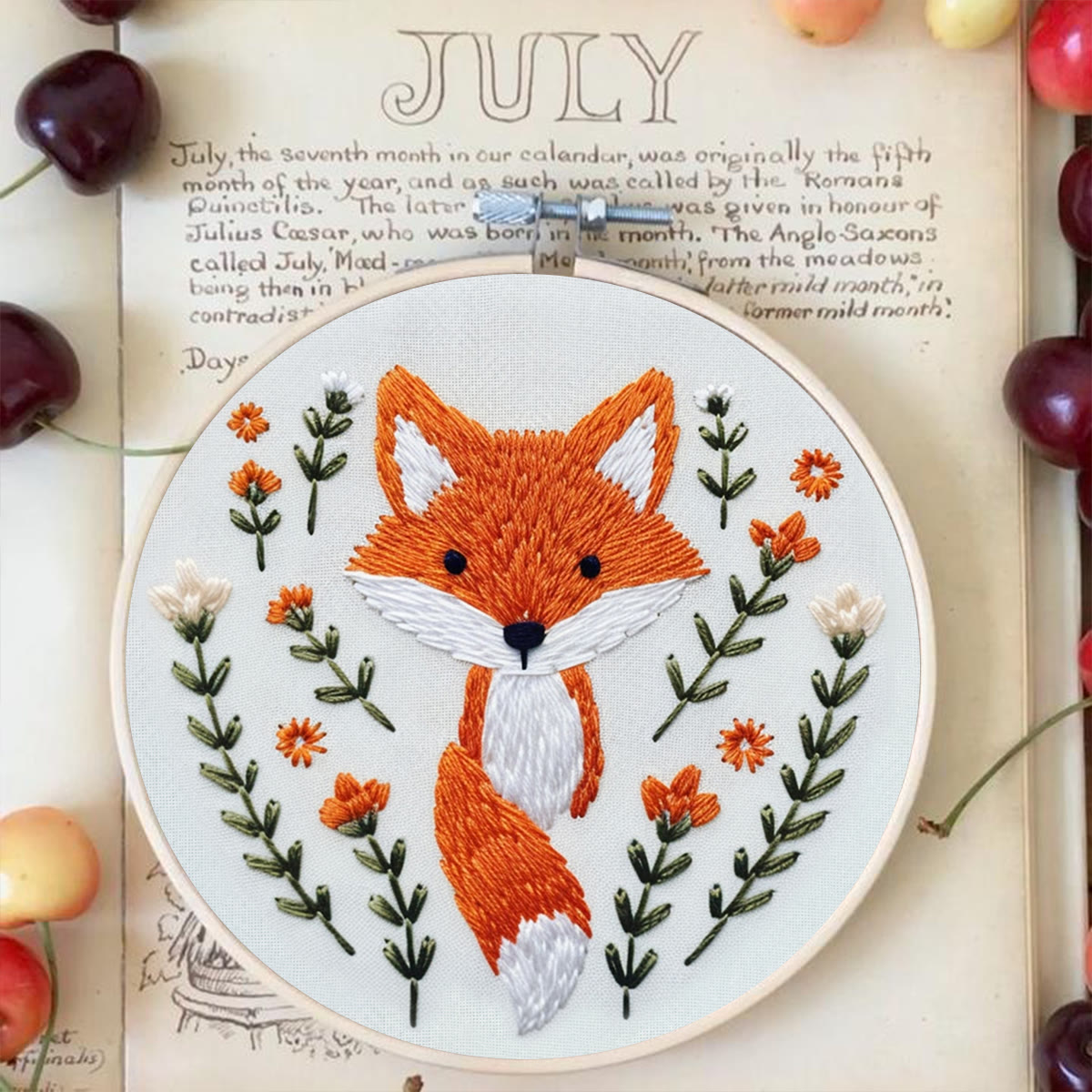 Rubbyoo Embroidery Kit -Stand Up Fox  - image 3