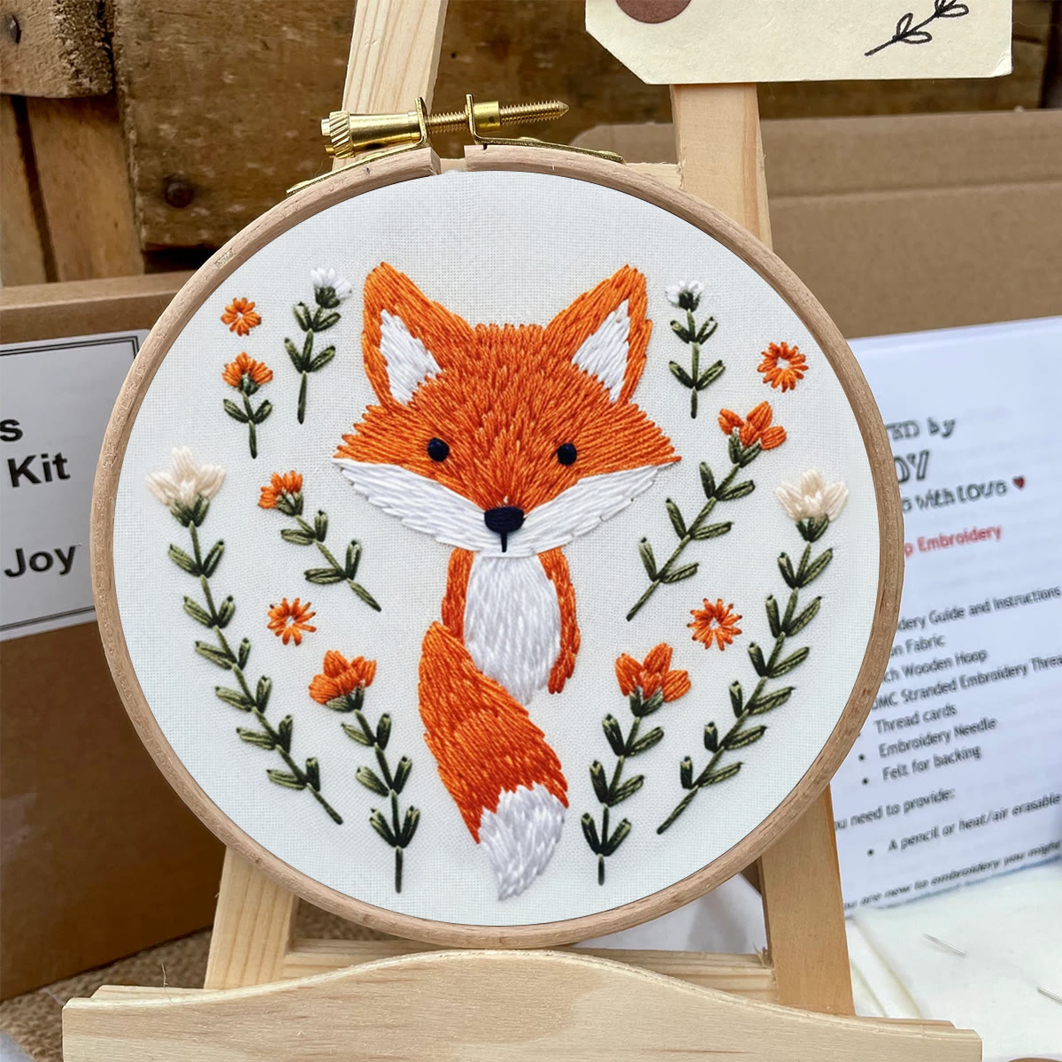 Rubbyoo Embroidery Kit -Stand Up Fox  - image 6